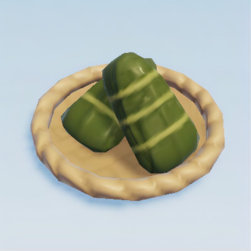 仲夏の端陽のアイテム『枕型の白米ちまき』のゲーム画像