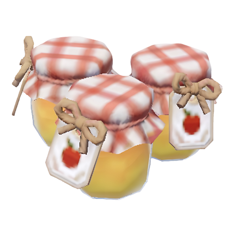 ホエールシーズン料理の食材『リンゴジャム』のハートピアスローライフのゲーム画像