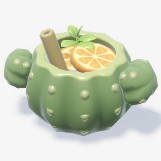 原始の呼び声料理『サボテンフレッシュジュース』