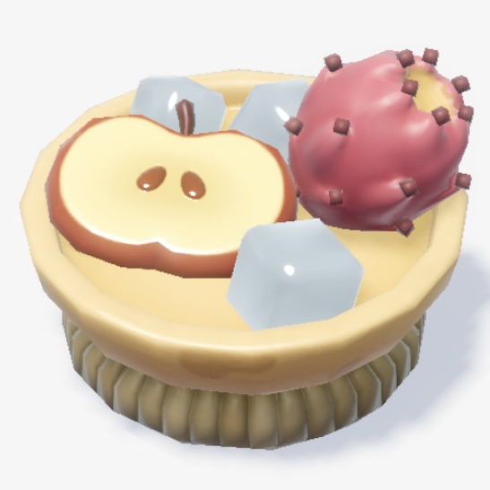 原始の呼び声料理『サボテンリンゴジュース』