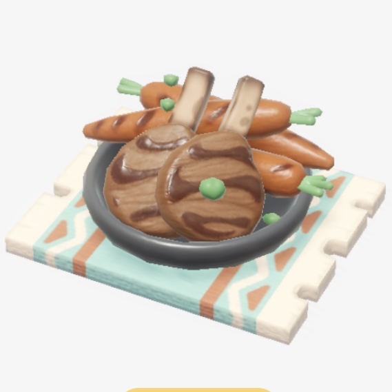 原始の呼び声料理『ニンジン焼き肉』