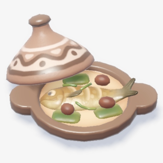 原始の呼び声料理『サボテンと魚のスープ』
