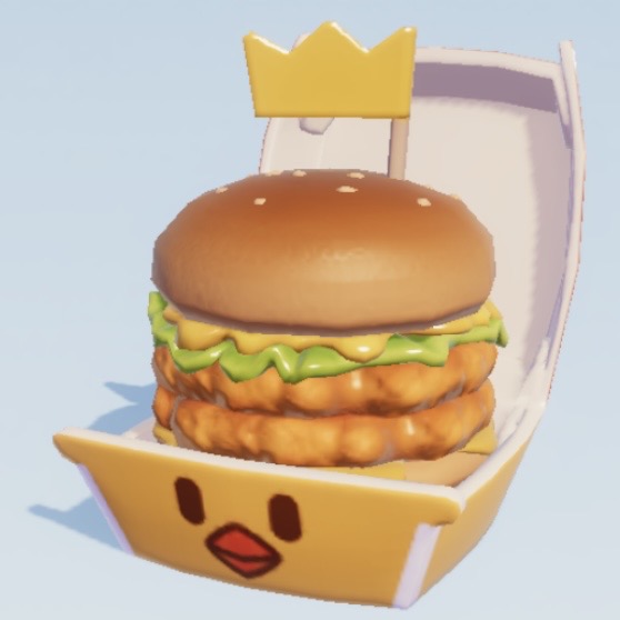 『「バー」ッチリ美味しさをはさんで』のアイテム『ダブル肉厚チキンバーガー』が写った画像
