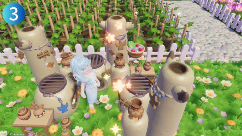 原始の呼び声料理の「サボテンラズベリージュース」が写ったハートピアスローライフのゲーム画像